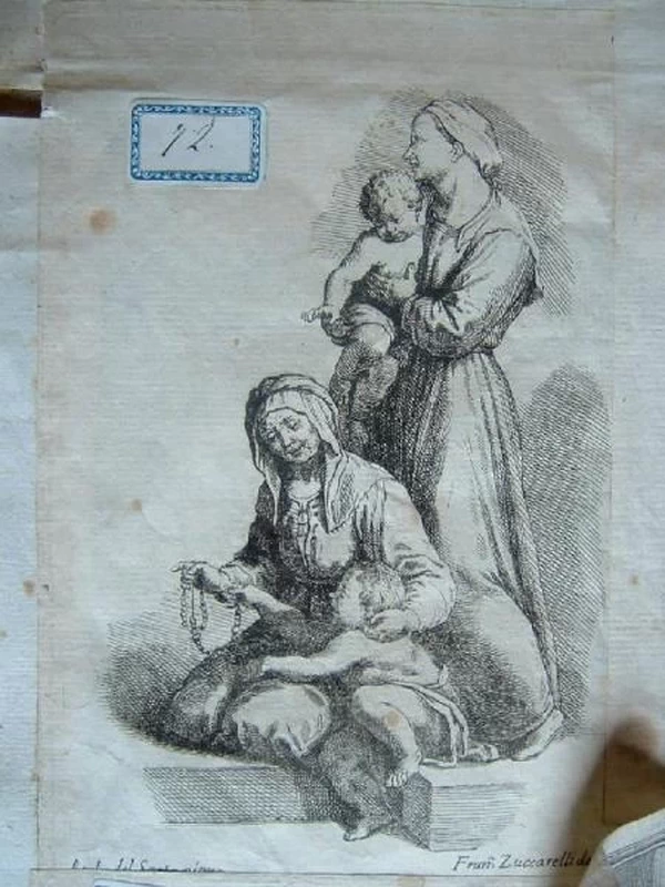 Madonna con Bambino, san Giovannino e sant'Elisabetta - Pinacoteca Repossi, Chiari, Brescia